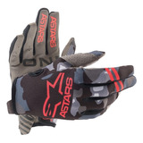 Guantes Alpinestars Radar Niños Bici Atv Rojo S Centro Motos