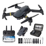 Drone E58 Com Câmera Hd Preto 2.4ghz 2 Bateria 2022 Novo