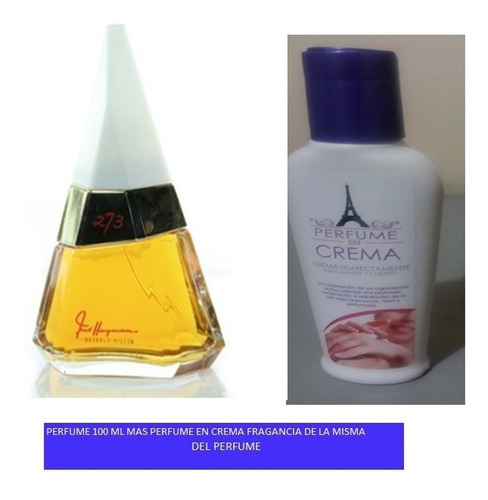 Loción Perfume 273 100 Ml Kit Crema Mujer - L a $54
