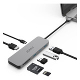 Adaptador Usb C Hub 4k Hdmi Monitor Adaptador Docking Statio