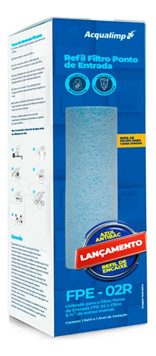 Refil Filtro De Agua Caneco Acqualimp Modelo Antigo Fpe-01r