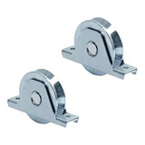 Ruedas Comunello 10 Cm Con Base Canal U Cap 380kg 2pz