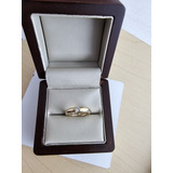 Anillo De Oro Amarillo 14k Solitario .1535