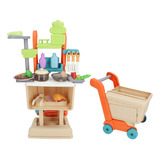 Juego De Juguetes De Cocina Para Niños, Juego, Carrito De Co