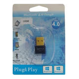 Adaptador Bluetooth Ver. 4.0 Micro Usb Dongle