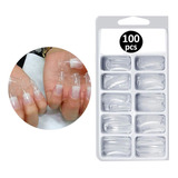 100 Moldes F1 Unhas Tips Reutilizavel Porcelana Dual Form