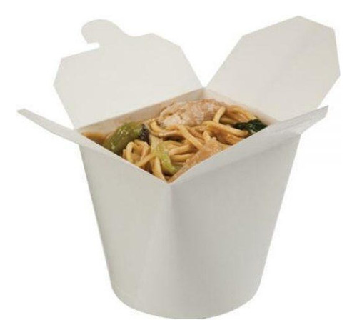 Caja De Cartón Para Comida China 9 Oz Paq X 80 Uds 