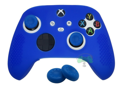 Capa De Silicone Controle Xbox Series S / X + 2 Grips