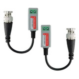 Par Video Balun Passivo Cftv Conversor Utp Hd Ahd Tvi Cvi