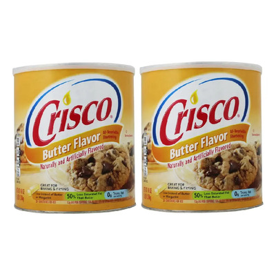 Crisco Sabor Mantequilla, Manteca Vegetal 1.36kg, 2 Piezas | Envío gratis