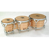 Latin Percussion Lp202-aw Bongo Drum Natural - Cromo