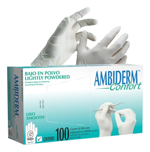 Guante Confort Grande Ambiderm Caja Con 20 Paq