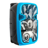 Parlante Portatil Stromberg Look Carrito Bluetooth 60w Rms  