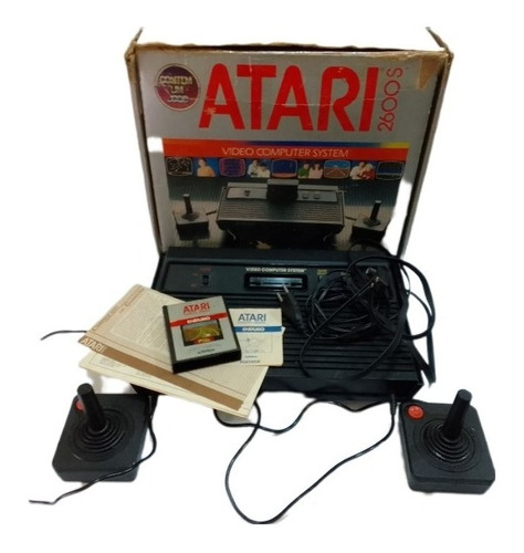 Console Atari 2600 Darth Vader Funcionando Caixa Original E Jogo Enduro