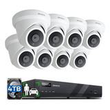 Onwote Sistema De Cmara De Seguridad 4k Poe 16 Canales, Dete