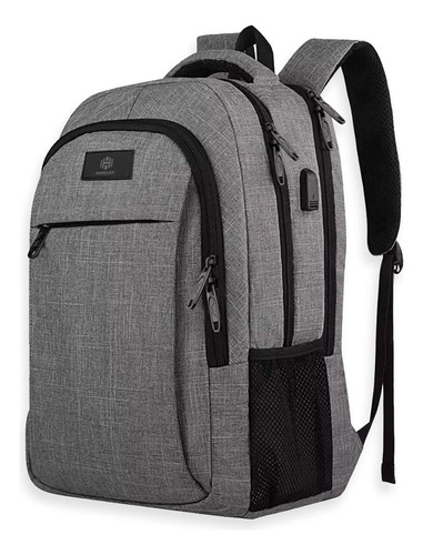 Bolso Morral Portatil Impermeable Hardley Mujer Hombre + Usb