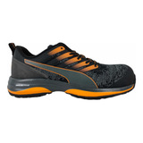 Tenis Seguridad Puma P554 Charge Negro Casquillo Look Trendy