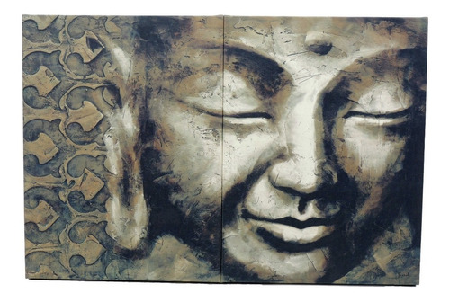 Quadro Buda Budismo Oriental Pride 3d Canvas Decor 60x40cm