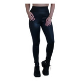 Calça Legging Leg Cirre Cintura Alta Moda Brilho Básica