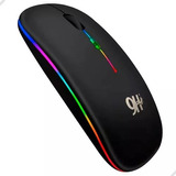 Mouse Sem Fio Wireless Bluetooth Led Com Variação De Cores