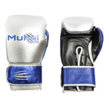 Guantes De Boxeo Muhai Team Metalico En Piel Genuina 