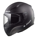 Casco De Moto Integral Ls2 Rapid Solid Black Matt Taman, Talla L