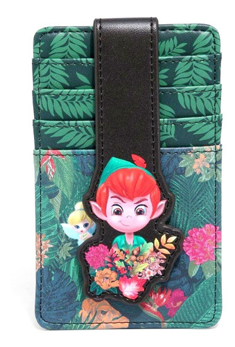 Loungefly Tarjetero Peter Pan Tinkerbell Chibi Exclusivo 