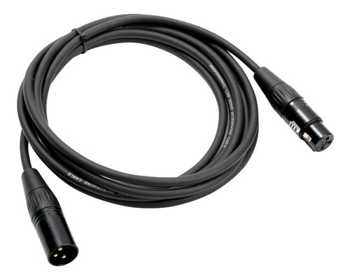 Cable Canon Canon Xlr - 3 Metros Microfono Consolas Potencia