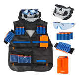 Kit Chaleco Táctico Para Niños Nerf Dardos Guns N-strike