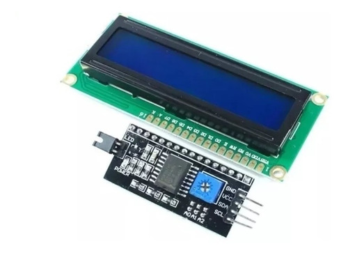  Display Lcd 16x2 Con Interfaz I2c Para Arduin Uno Mega Ide