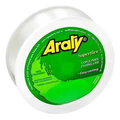 Hilo de Pesca de Monofilamento Araty 33.1lb, 100m | MercadoLibre