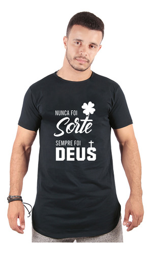 Camisa Gospel Estampa Cristã Masculina Algodão Jesus Levita