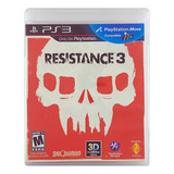 Resistance 3 Original Playstation 3 Ps3