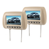 Reposacabezas Dvd Display 2pcs Universal 7 En Hd Coche Lcd V