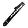 Correa Para Guitarra Basso Sf51 Sintética Negra Rayo Negro Relámpago | MercadoLibre