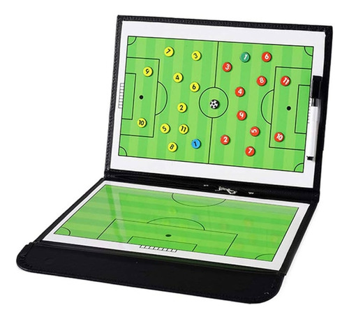 Tablero Táctic0 Magnético Plegable Para Entrenamiento Fútbol