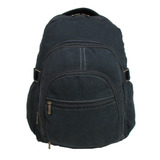 Bolsa Mochila Escolar Trabalho Viagem Jeans Claro Resistente