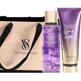 Set Loción, Crema Y Bolsa, Victoria 's Secret, Love Spell 