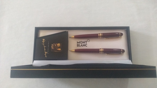 Plumas Montblanc Chapa De Oro