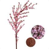 Cerejeira Árvore Curvada Rosa Bebê Planta Artificial