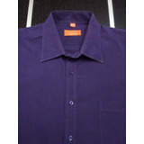 Preciosa Camisa Eccolo Talla L Morada, Polo Lacoste 