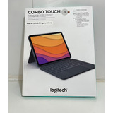 Logitech Combo Touch iPad Air (4°/5°) Impecable+stylus+funda