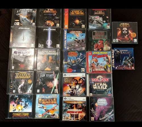 Coleccion Lote Juegos Star Wars Retro - Pc - Juego Clasico