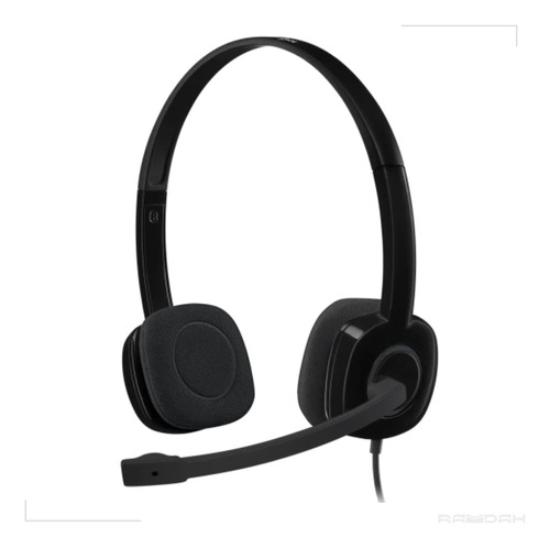 Logitech Headset Com Fio E Microfone H151 Stereo Headset