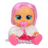 Muñeca Cry Babies Dressy Bebe Lloron Con Pelo Real Original 