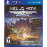 Helldivers Super Earth Ps4 Nuevo Físico