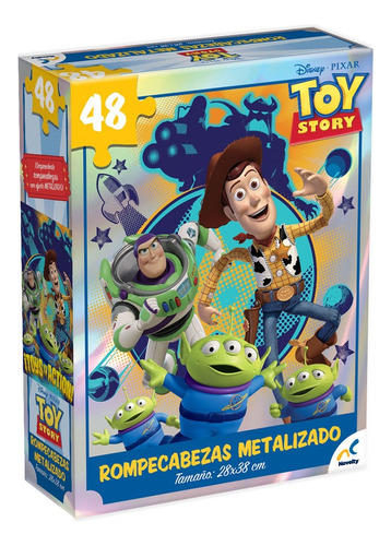 Rompecabezas Metalizado Toy Story 48 Piezas