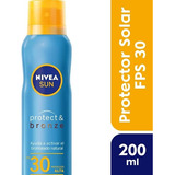 Nivea Sun Protector Solar Fps30+ Protect & Bronze 200ml