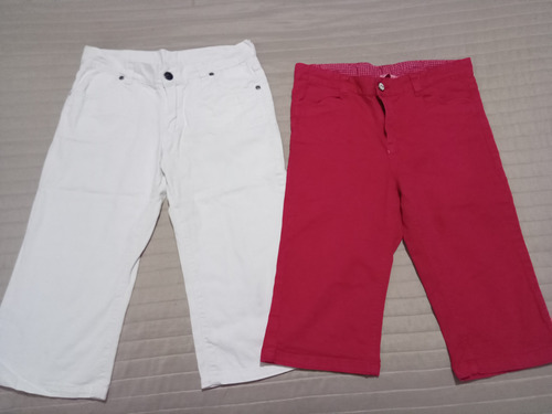 Lote Nena 2 Pantalones Pescadores Advanced/gimos Tall 10/12 