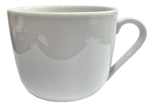 Taza Porcelana Desayuno 250ml Línea 2100 Tsuji Blanca X6 Uni